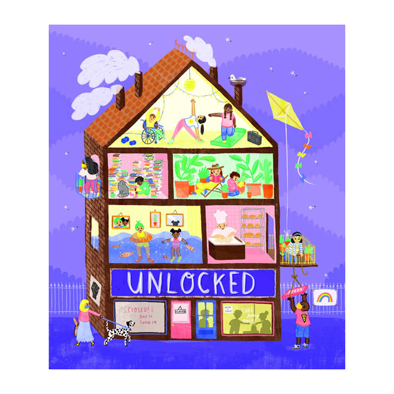 Unlocked: How Tiny Owl illustrators coped with lockdown by Delaram Ghanimifard