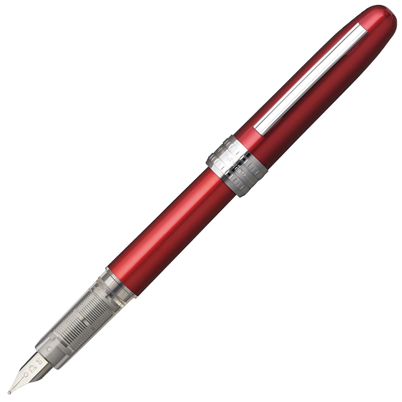 PLATINUM Plaisir Fountain Pen Red Fine