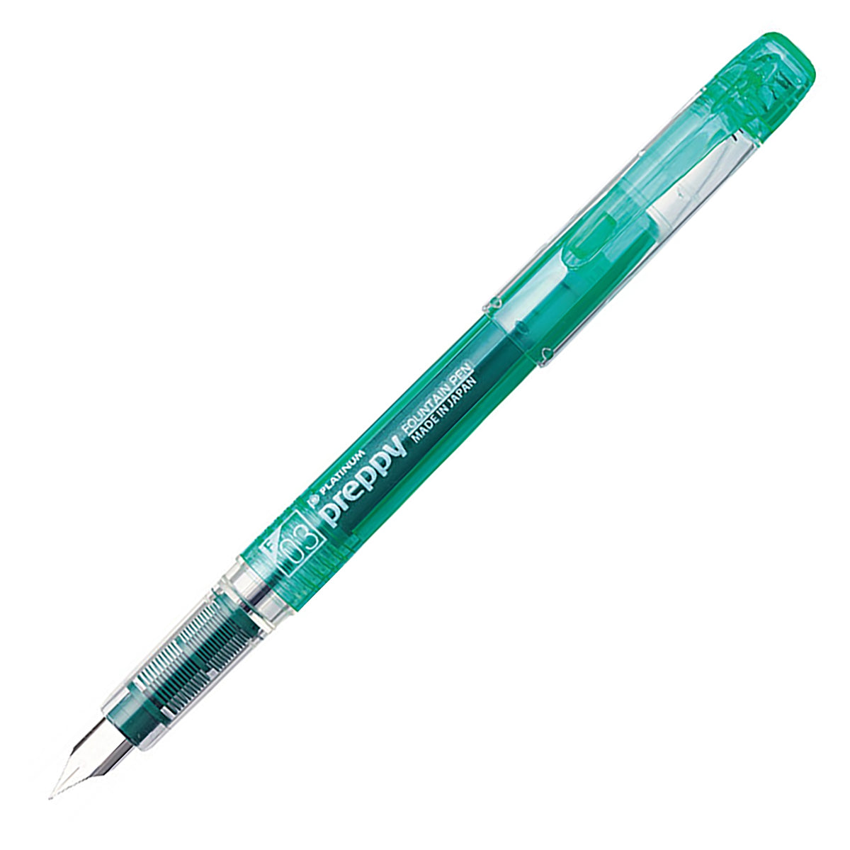 PLATINUM Preppy-PP Bag Fountain Pen Fine Green