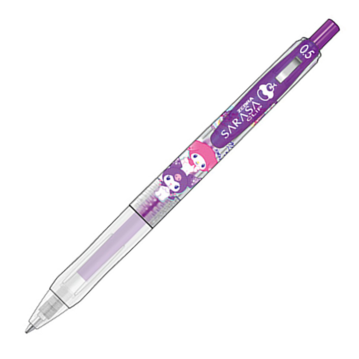 ZEBRA Sarasa Clip 0.5mm Limited Edition My Melody Kuromi Purple