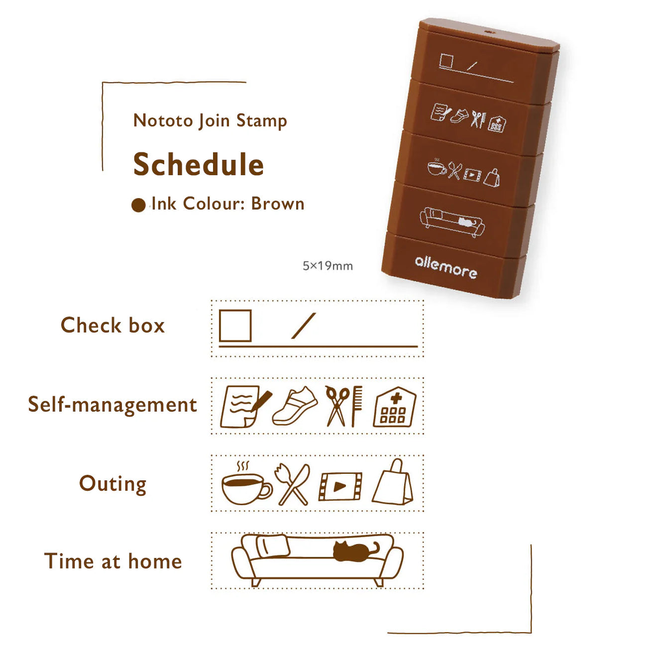 SHACHIHATA Nototo Join Stamp Schedule