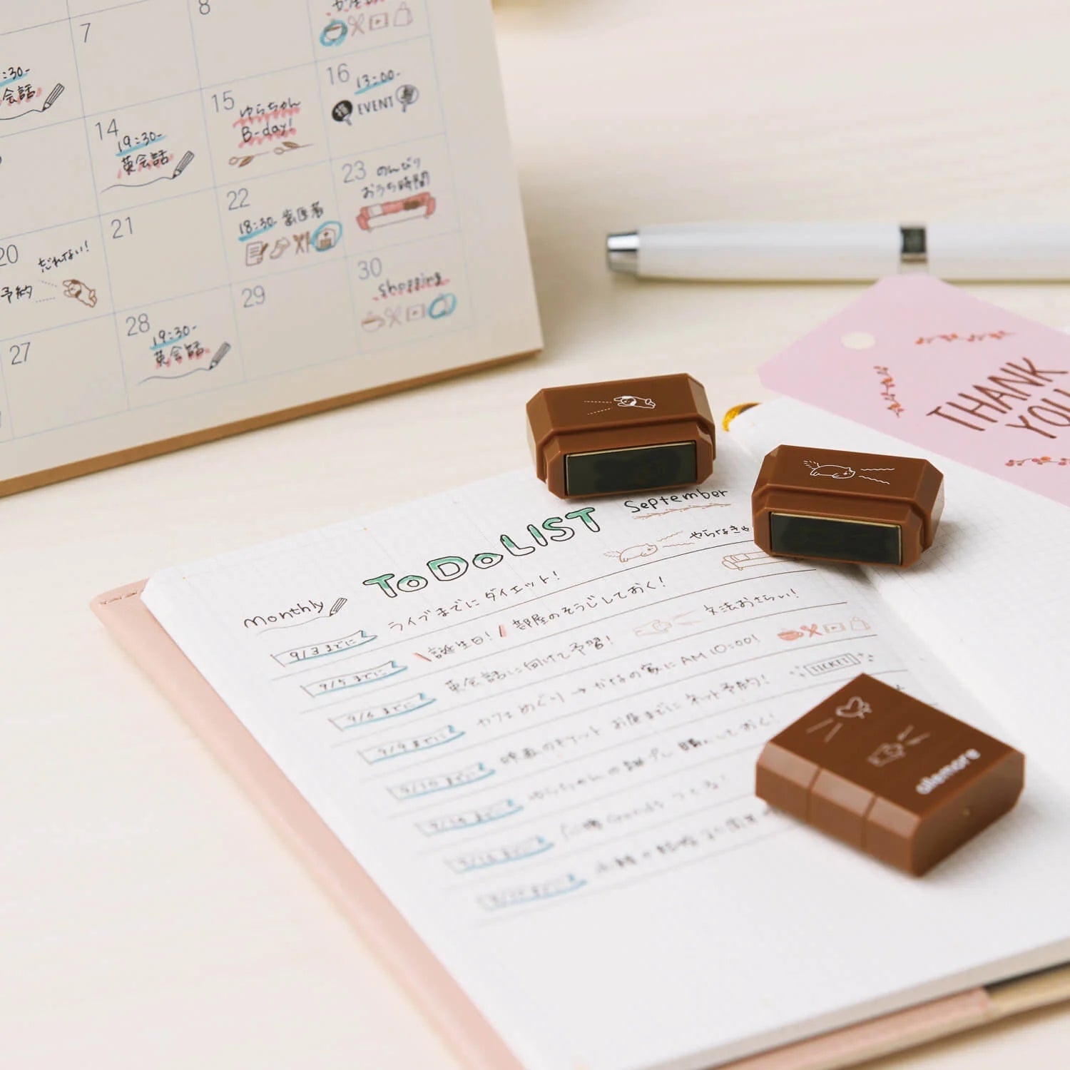 SHACHIHATA Nototo Join Stamp Speech Bubbles