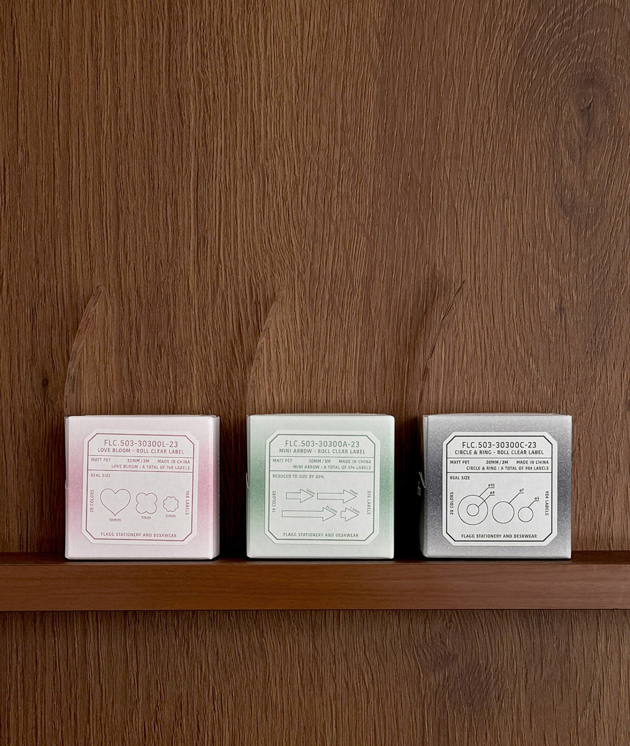 FLAGG Roll Clear Label Love Bloom