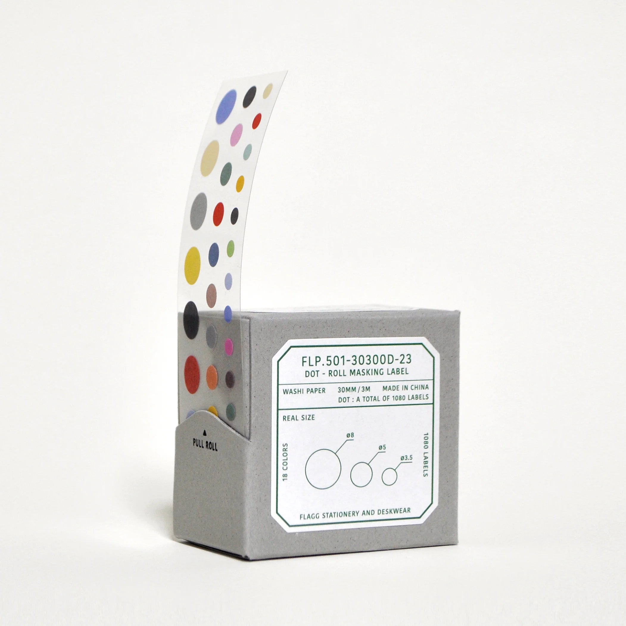 FLAGG Roll Masking Label Dot