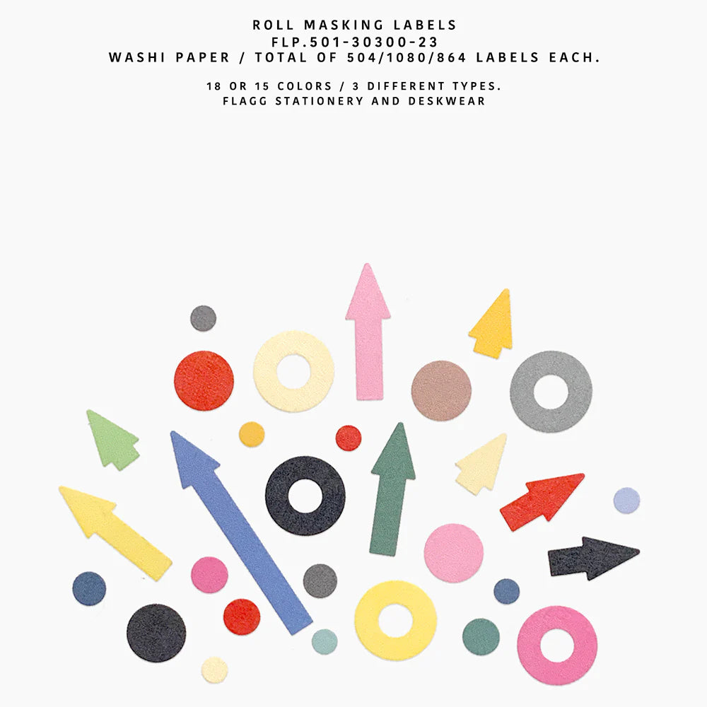 FLAGG Roll Masking Label Dot