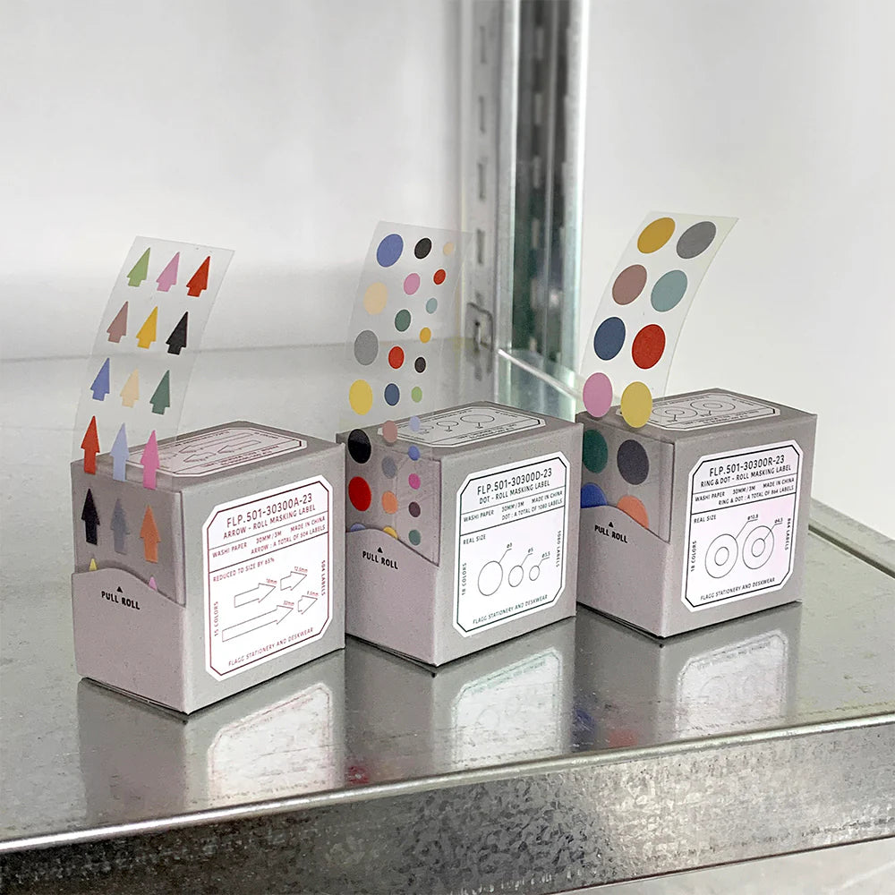 FLAGG Roll Masking Label Arrow