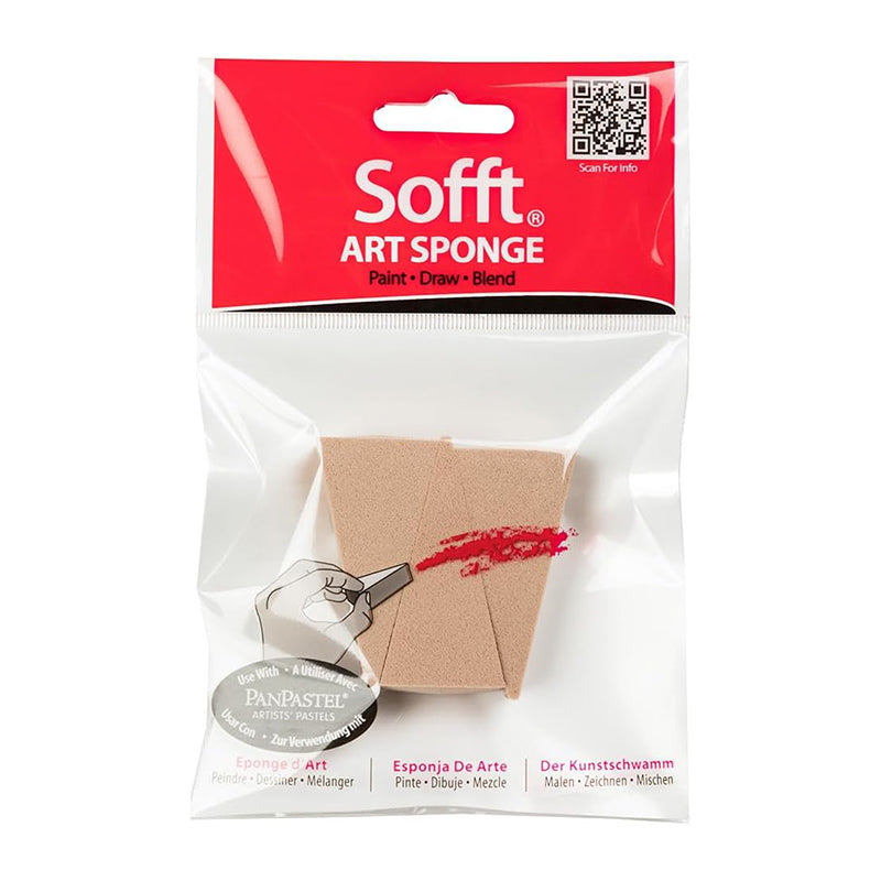 PANPASTEL Sofft Art Sponge Wedge 3 Pcs