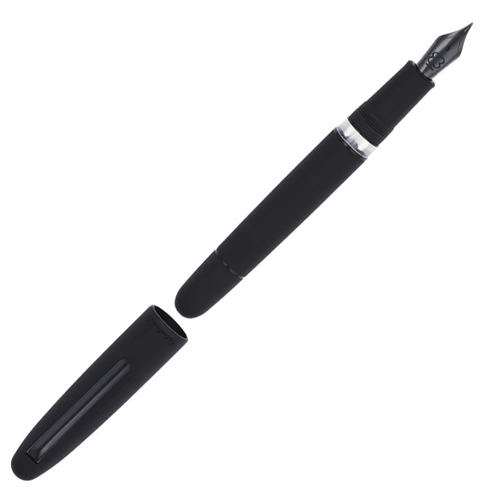 ESTERBROOK Estie Raven Black Push Piston Fountain Pen Fine