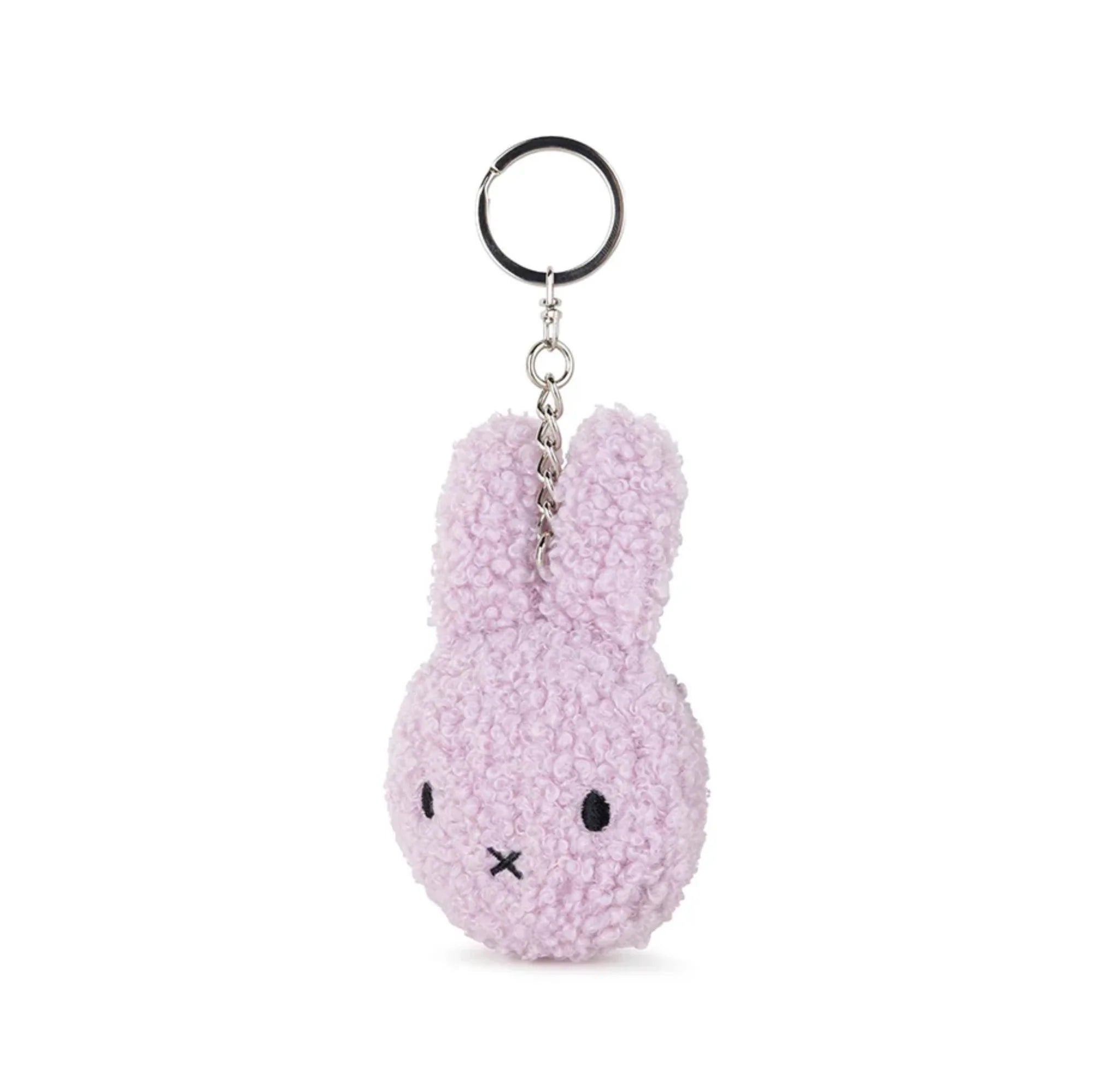 MIFFY ECO Flat Keychain 10cm Tiny Teddy Lavender