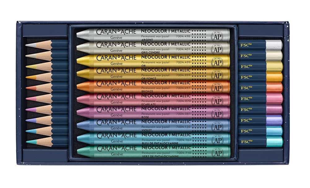 CARAN D'ACHE Cosmic Blue SE 2024 Mixed Media Set