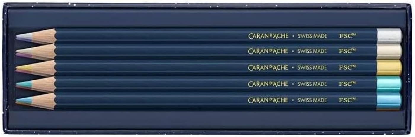 CARAN D'ACHE Cosmic Blue SE 2024 Metallic Set