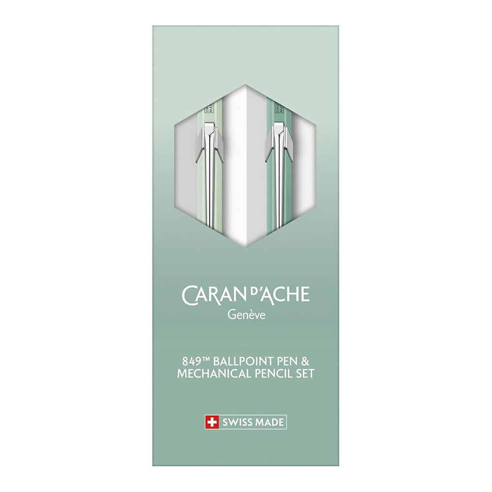 CARAN D'ACHE 849 Ball Pen x Misty Forest Ball Pen & Mechanical Pencil Set
