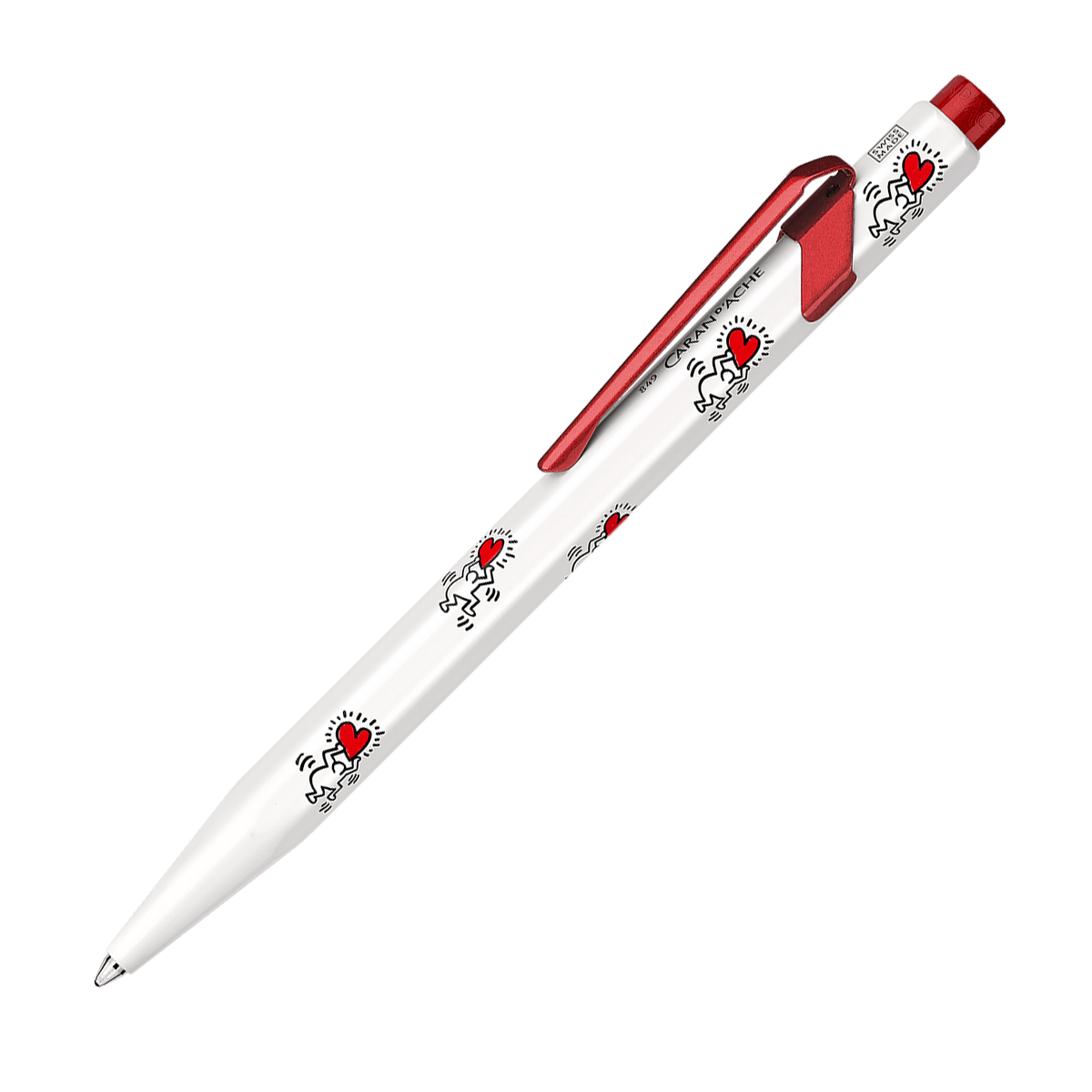 CARAN D'ACHE 849 Ball Pen x Keith Haring White