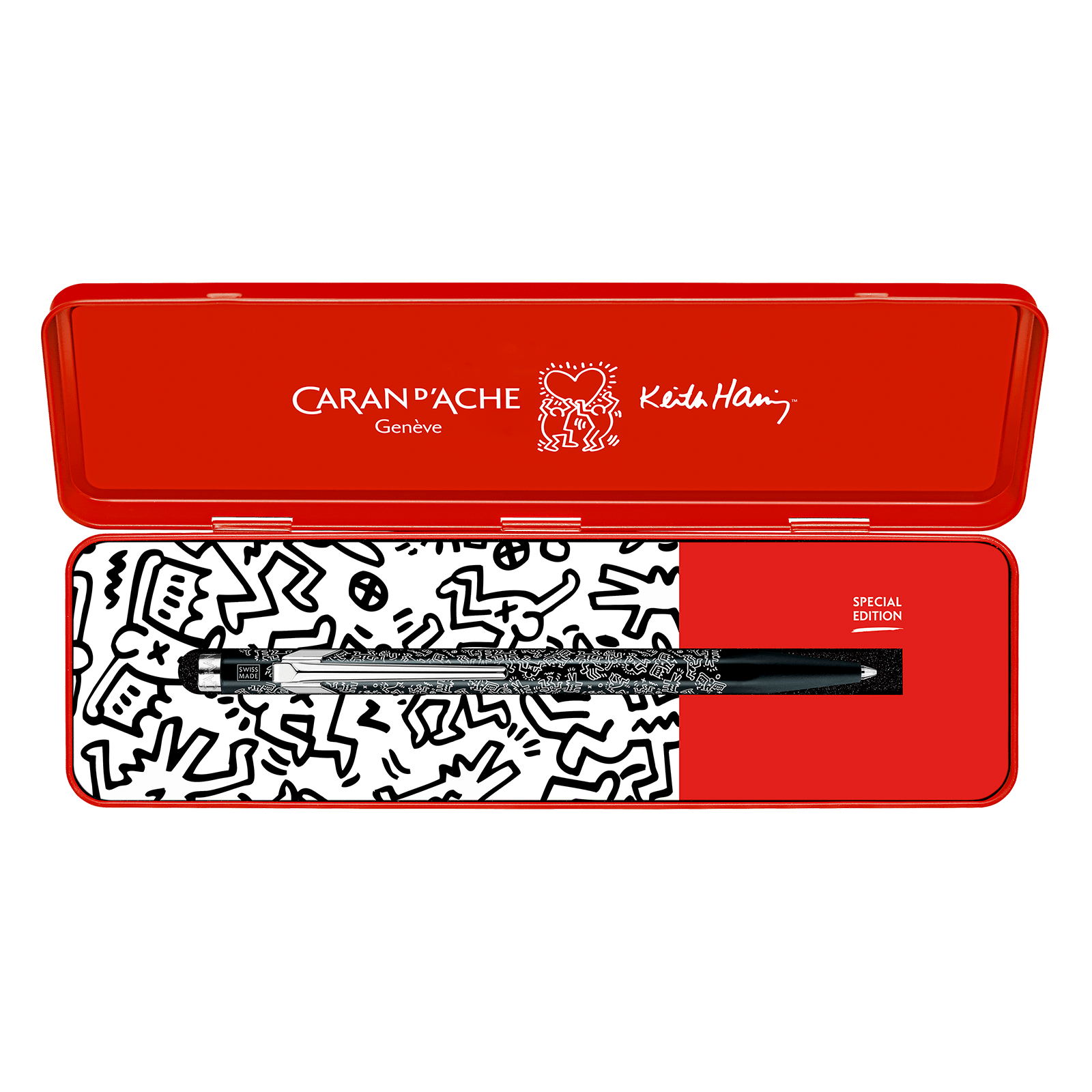 CARAN D'ACHE 849 Ball Pen x Keith Haring Black