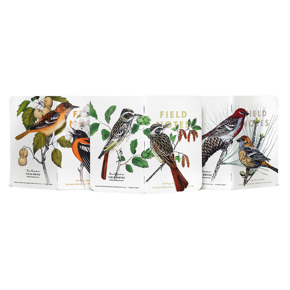 FIELD NOTES QE Birds And Trees of North America 3-Pack Pack B