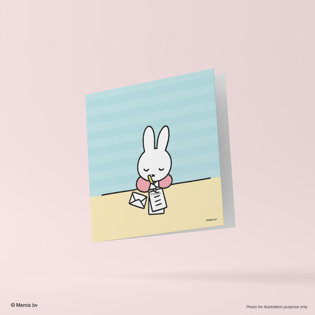 MIFFY x 70th Greeting Card 11cm x 11cm Office Escapades