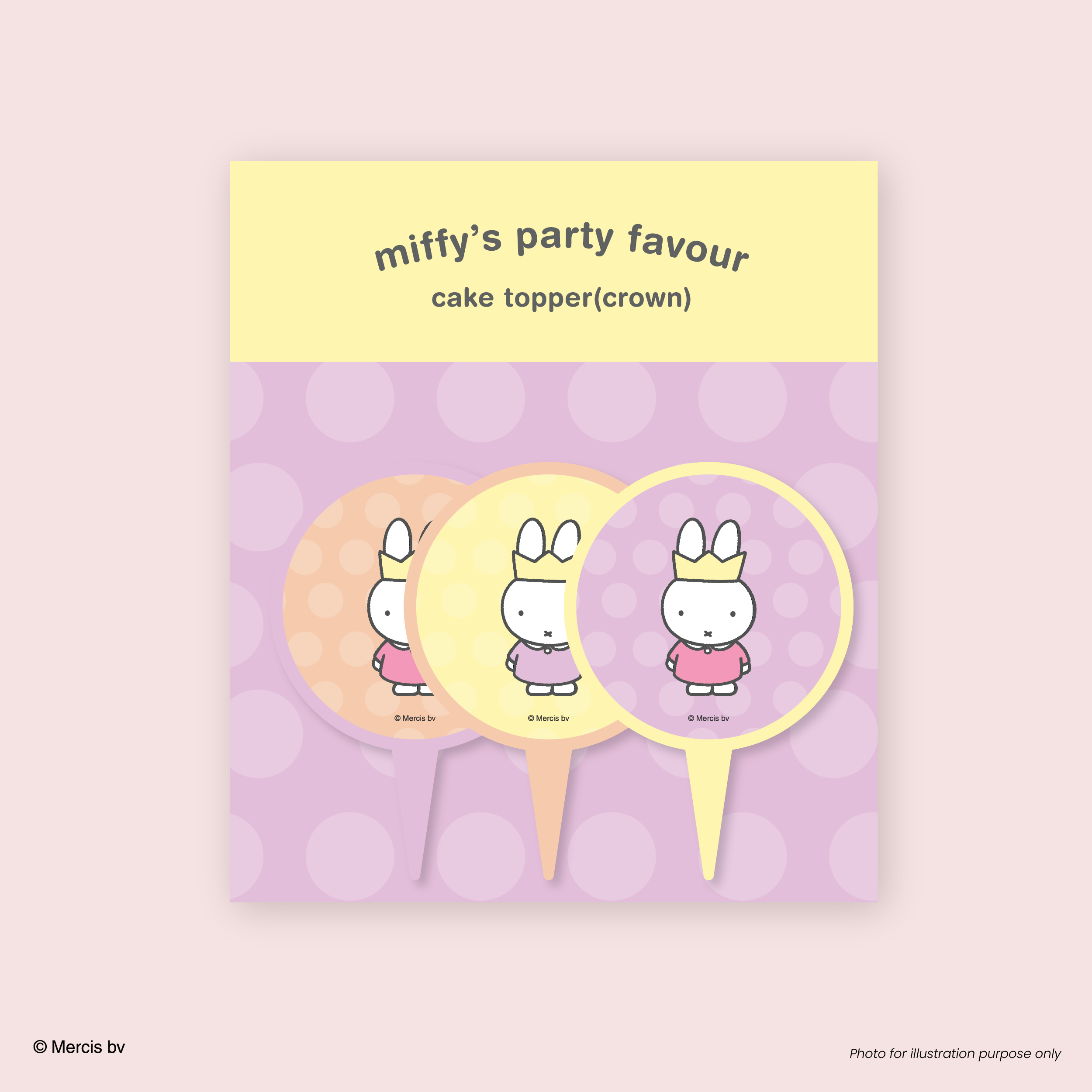 MIFFY x 70th Cake Topper Crown