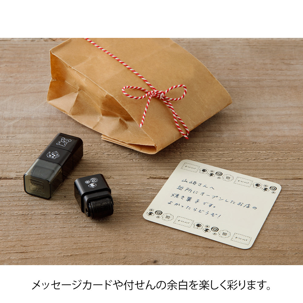 MIDORI Paintable Stamp Roller Motif