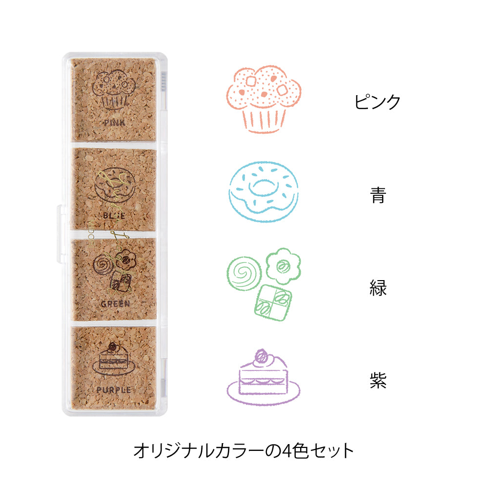 MIDORI Yuru Log Pre-Inked Stamp Sweet
