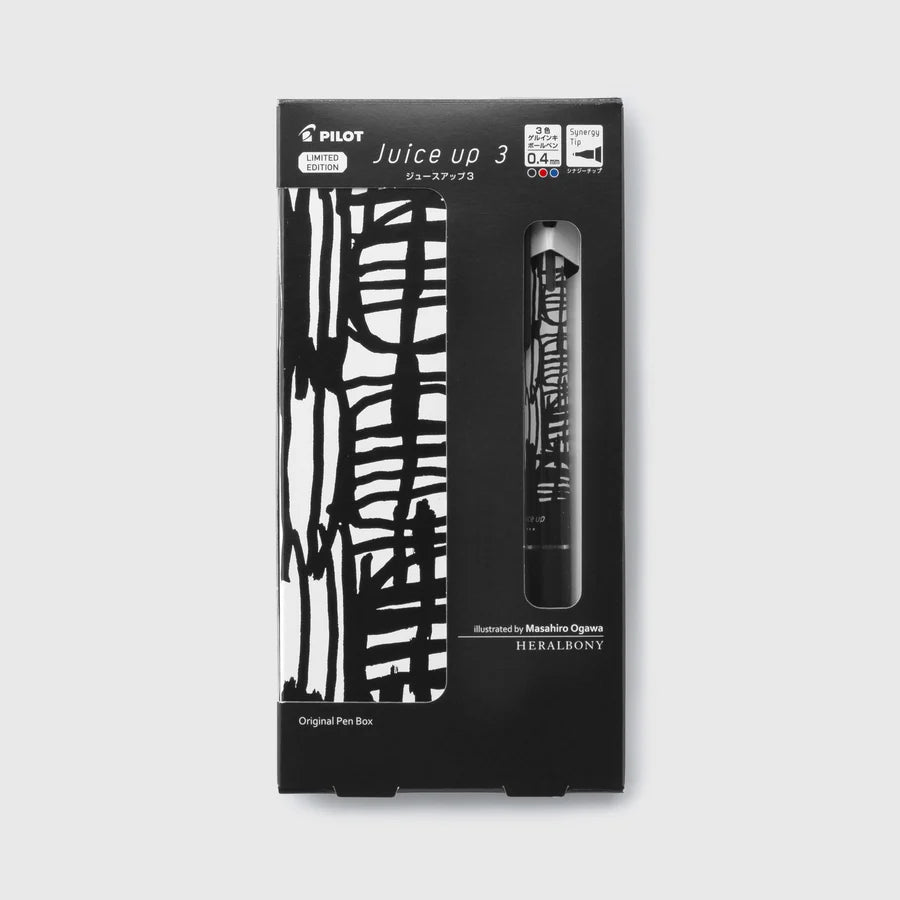 PILOT x HERALBONY LE Juice Up 3 Colour Gel Pen 0.4mm Masahiro Ogawa