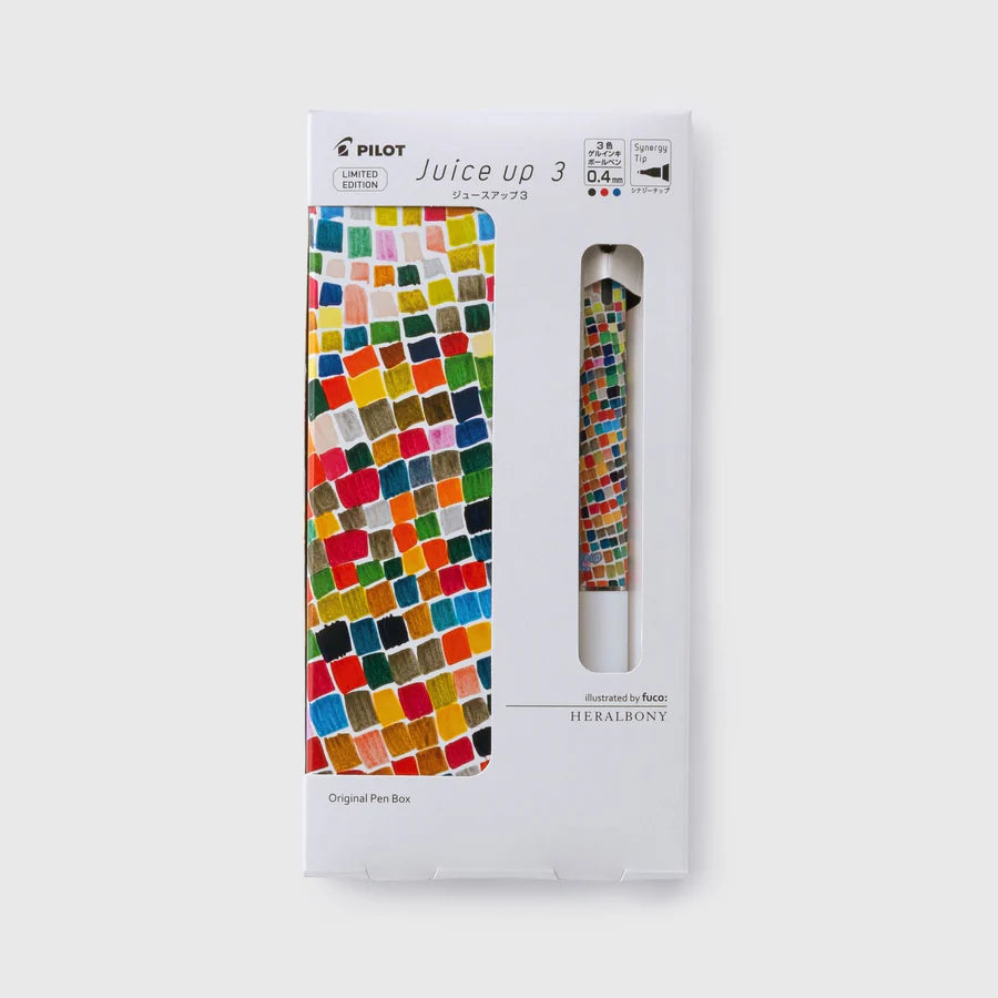 PILOT x HERALBONY LE Juice Up 3 Colour Gel Pen 0.4mm Fuco
