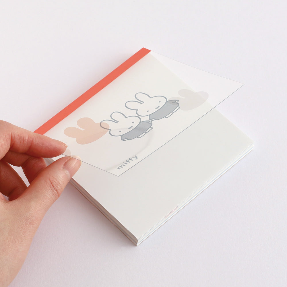 MIFFY x greenflash Memo Pad Square 10x10cm Color & Shape Friend