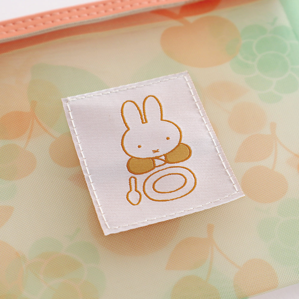 MIFFY x greenflash Mesh Cosmetic Pouch Fruits