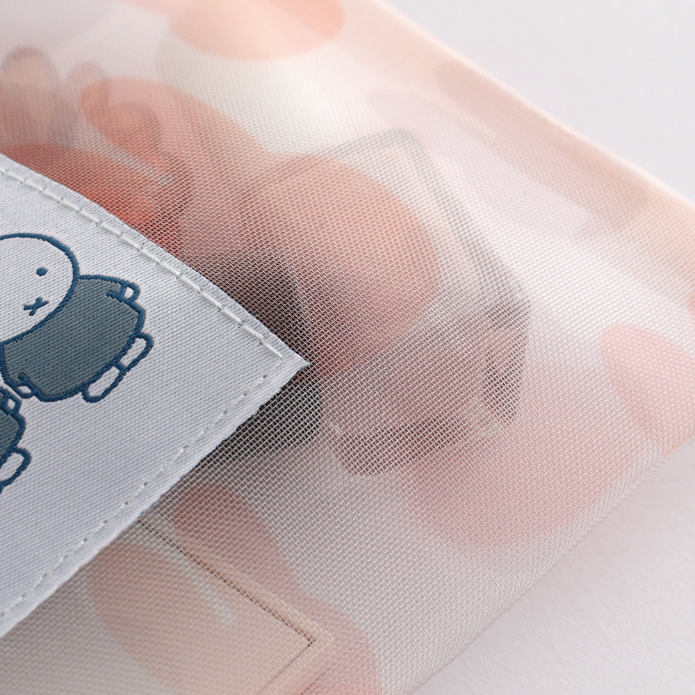 MIFFY x greenflash Mesh Cosmetic Pouch Friend