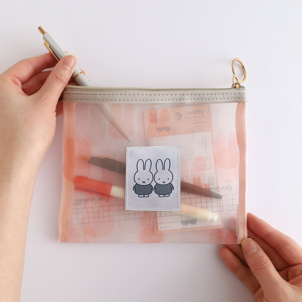 MIFFY x greenflash Mesh Cosmetic Pouch Friend