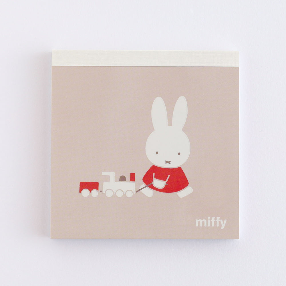 MIFFY x greenflash Memo Pad Square 10x10cm Bicolor Toy