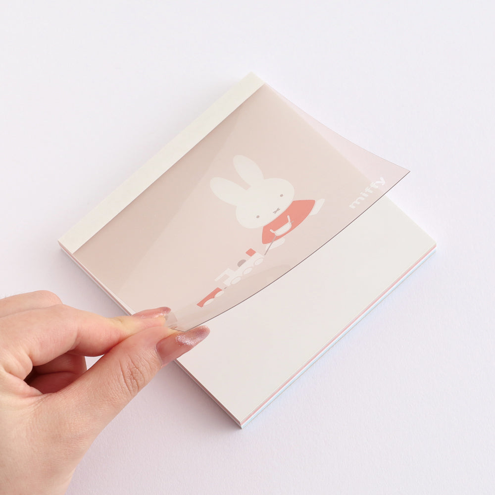 MIFFY x greenflash Memo Pad Square 10x10cm Bicolor Toy