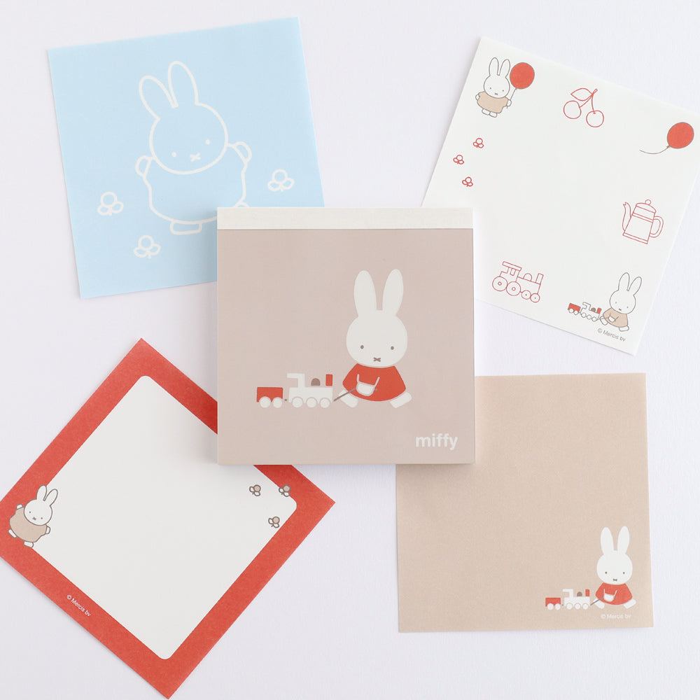 MIFFY x greenflash Memo Pad Square 10x10cm Bicolor Toy