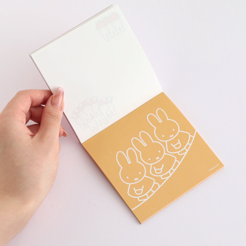 MIFFY x greenflash Memo Pad Square 10x10cm Bicolor Fun
