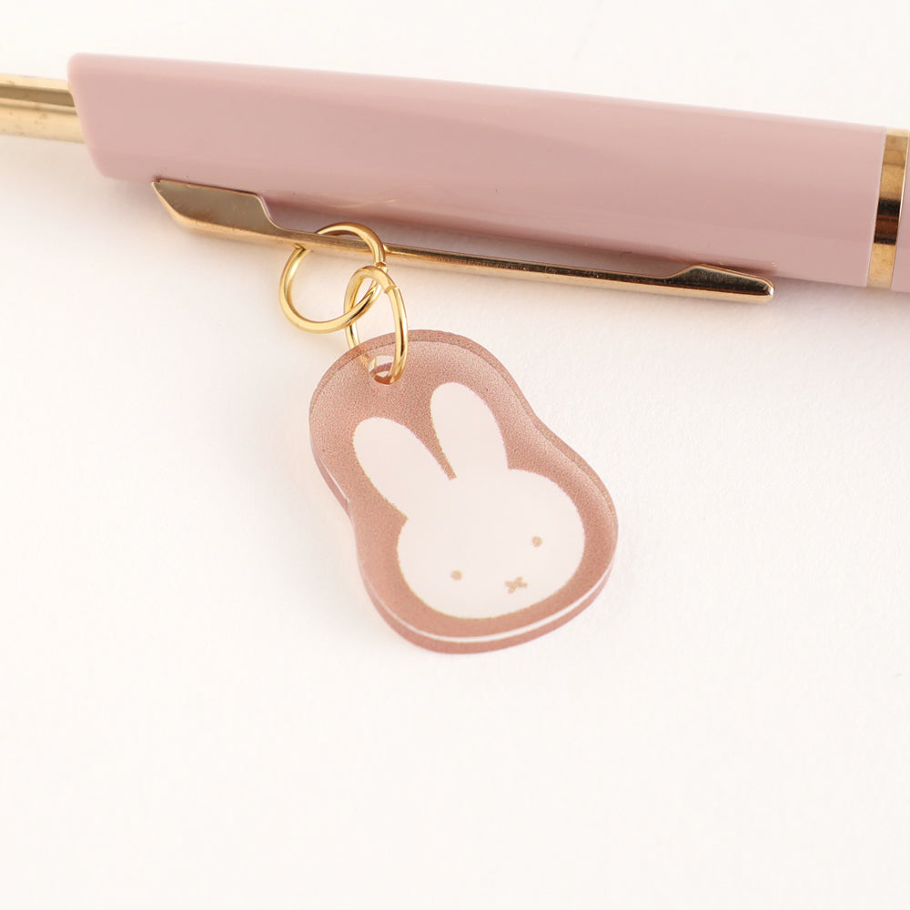 MIFFY x greenflash Ball Pen with Charm Pink
