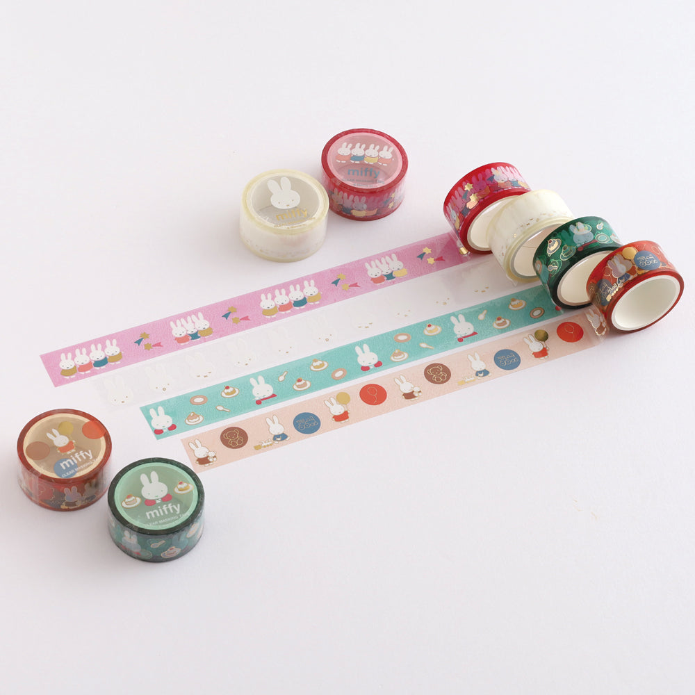 MIFFY x greenflash Clear Masking Tape 20mm Fun
