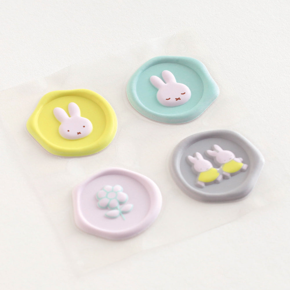 MIFFY x greenflash Sealing Wax Sticker Gray
