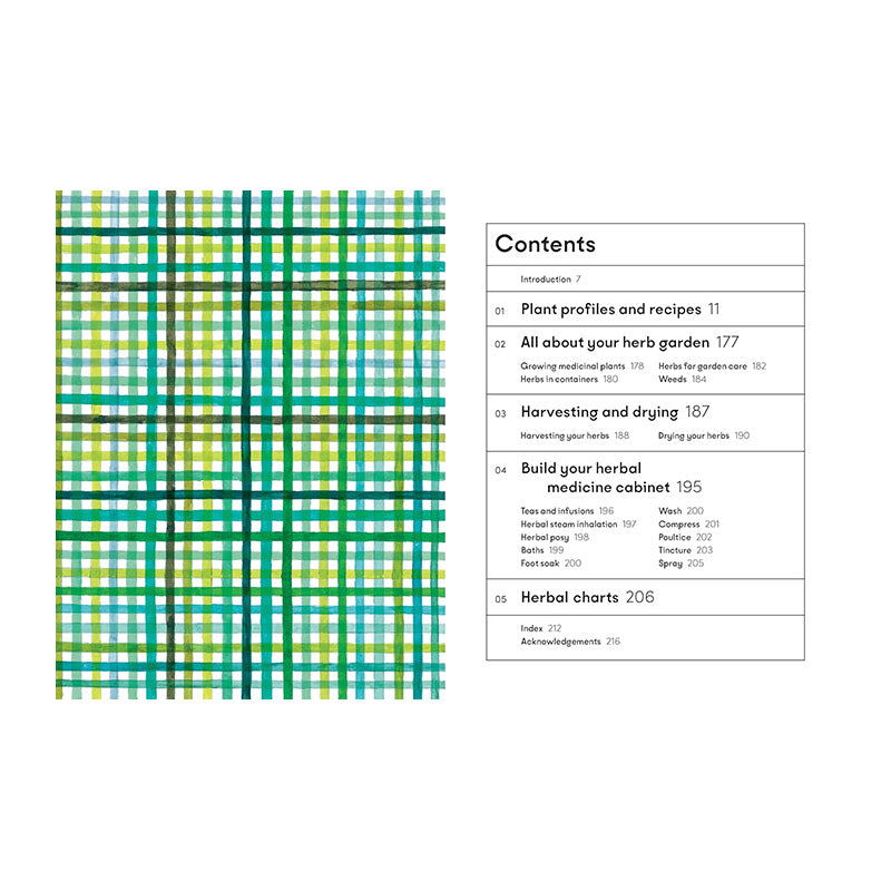 The Medicinal Garden: Treat, Feed and Soothe Straight From Your Garden by Caroline Parker, Illustrated By Lucy Mora