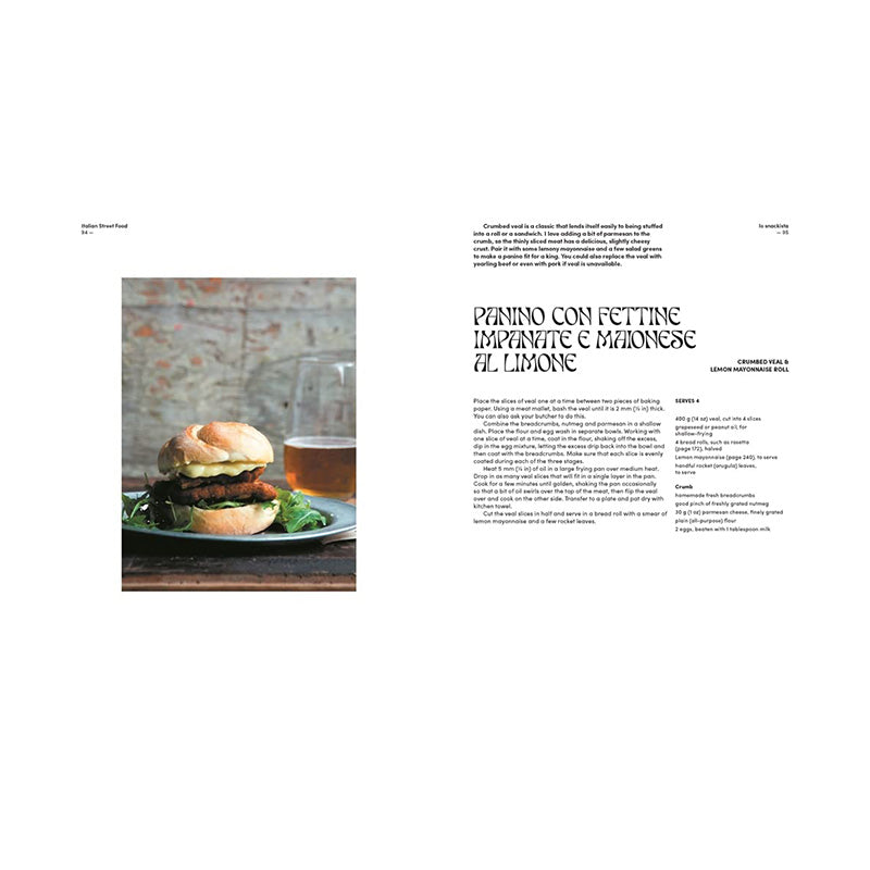 Italian Street Food: Recipes from Italy's Bars and Hidden Laneways by Paola Bacchia