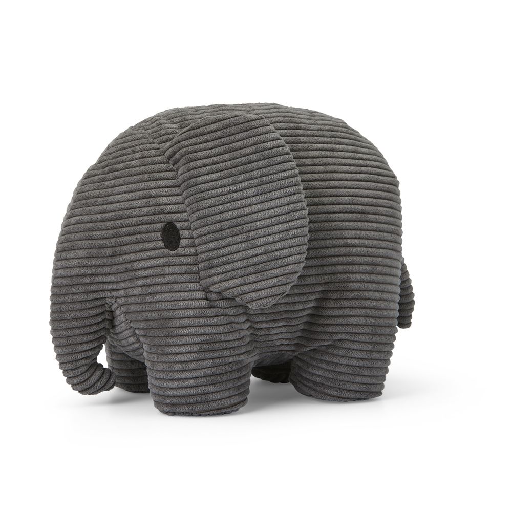 MIFFY ECO Elephant 23cm Corduroy Grey