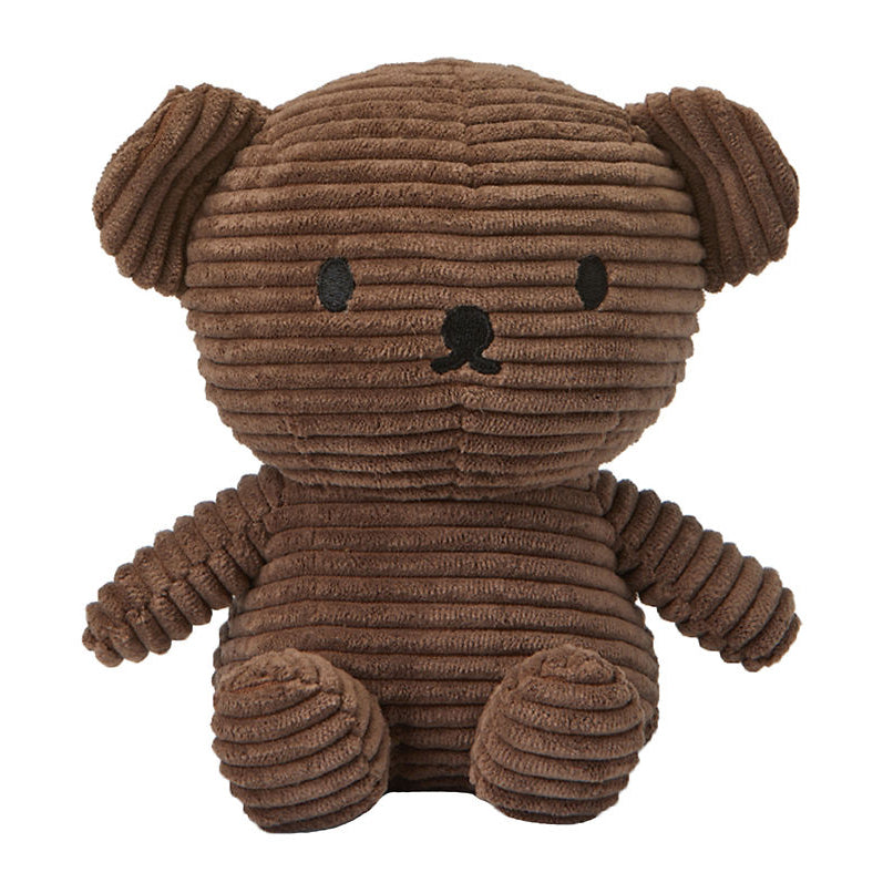 MIFFY ECO Boris Bear 17cm Corduroy Brown