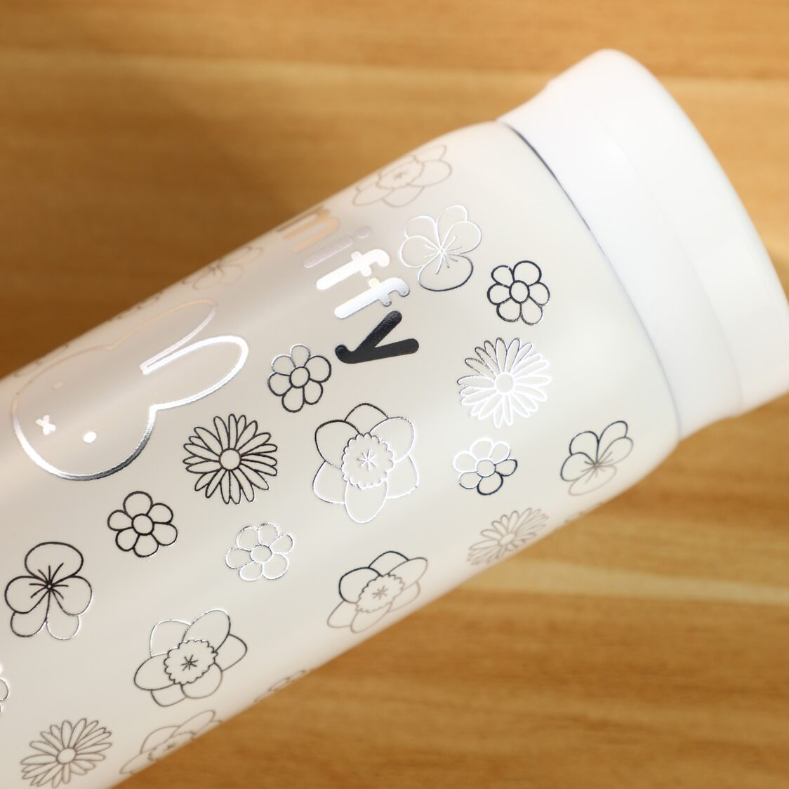 MIFFY x VIPO Vacuum Cup 200ml White Flower