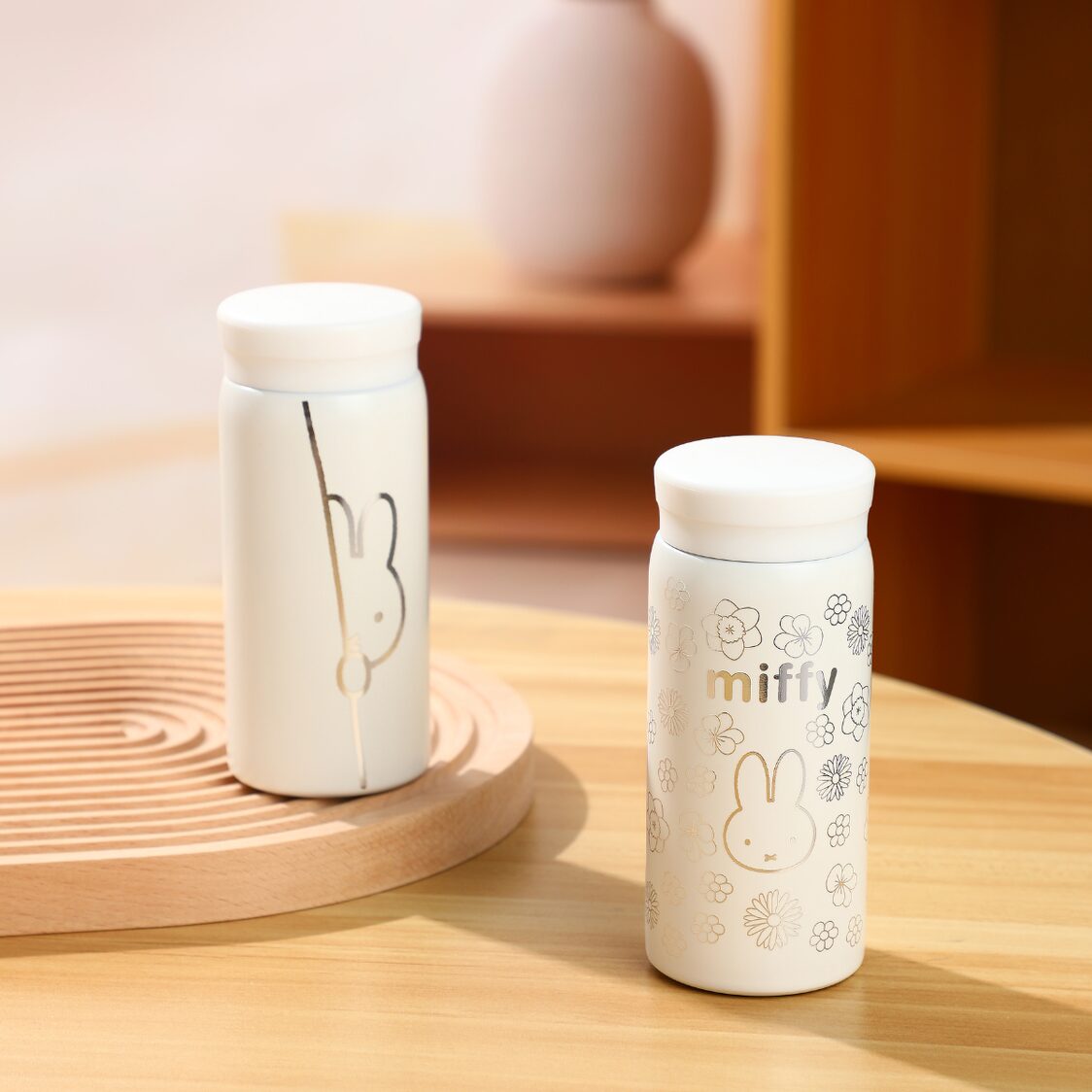 MIFFY x VIPO Vacuum Cup 200ml White Flower