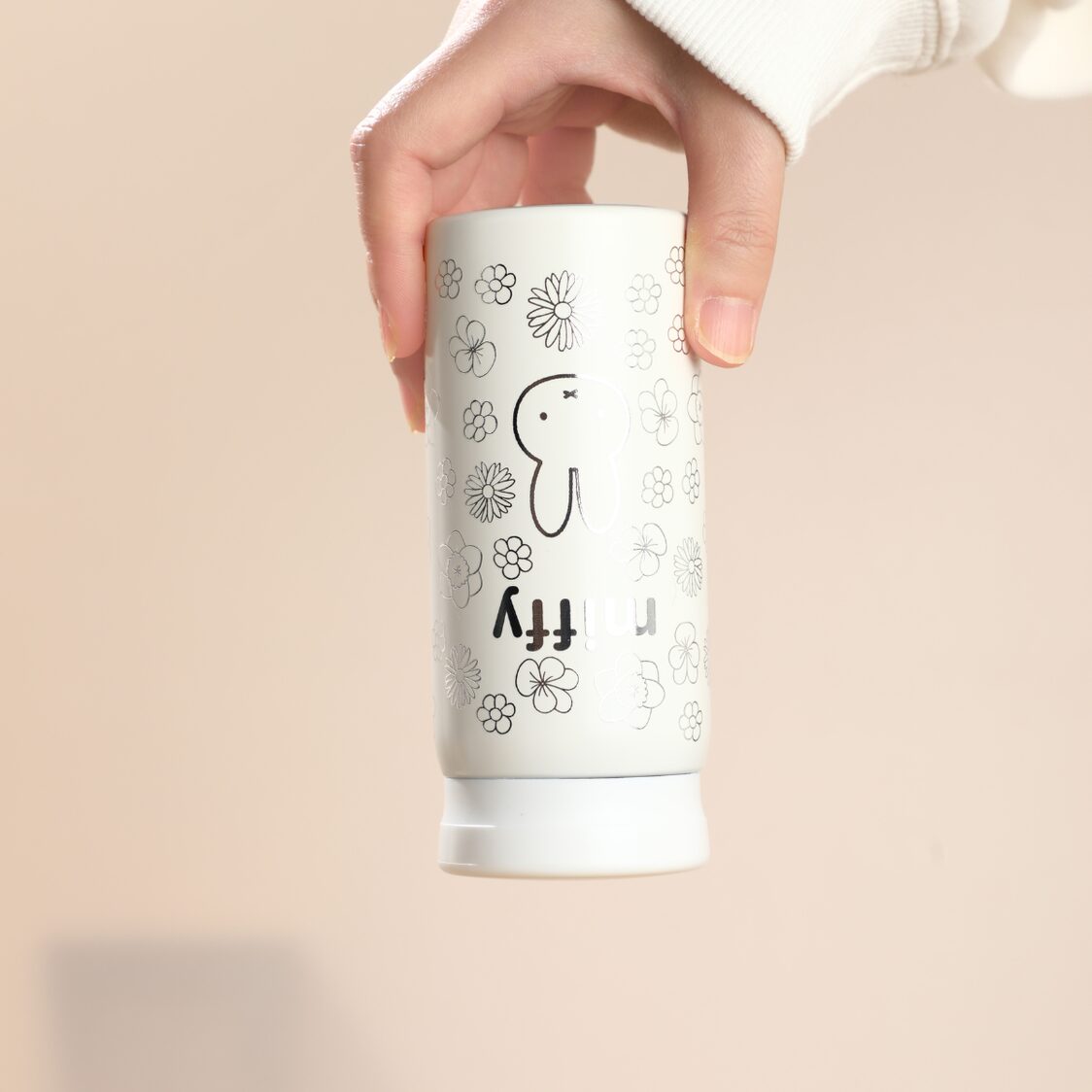 MIFFY x VIPO Vacuum Cup 200ml White Flower