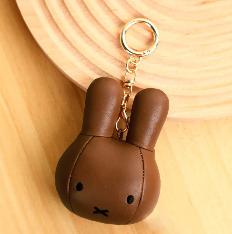 MIFFY x VIPO PU Keychain Brown