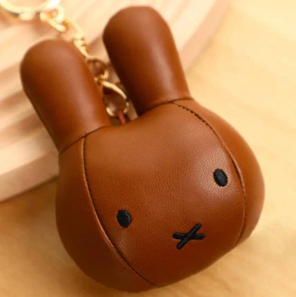 MIFFY x VIPO PU Keychain Brown