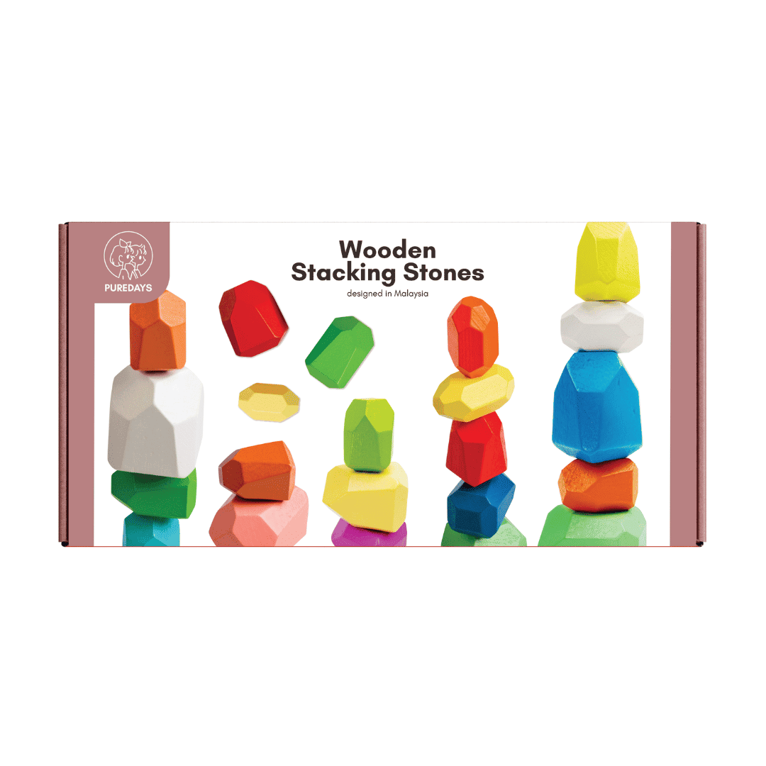 PURE DAYS Colourful Stacking Stones