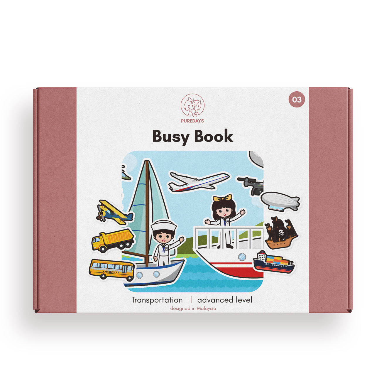 PURE DAYS Advanced Busy Book Book 3: Transportation