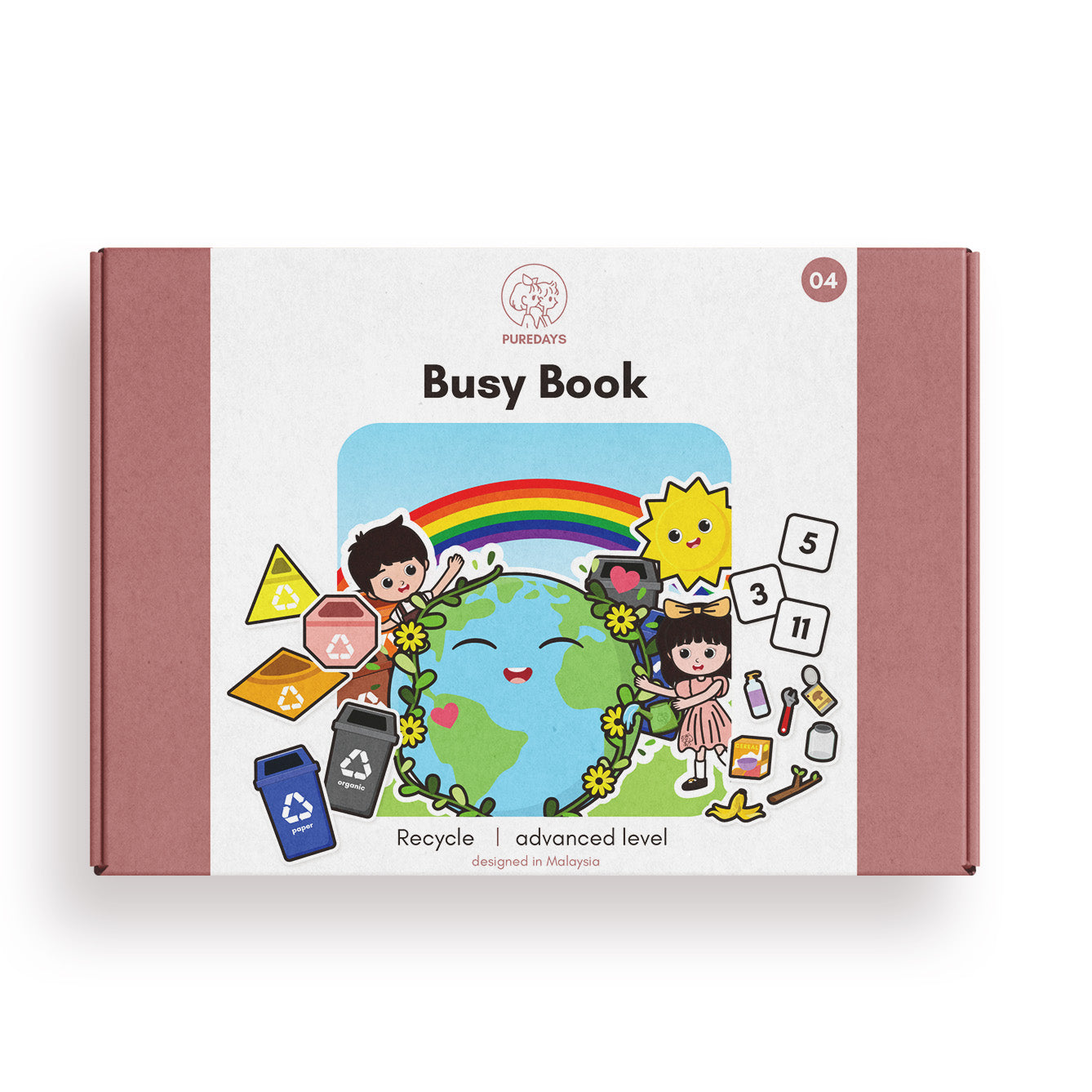 PURE DAYS Advanced Busy Book Book 4: Recycle
