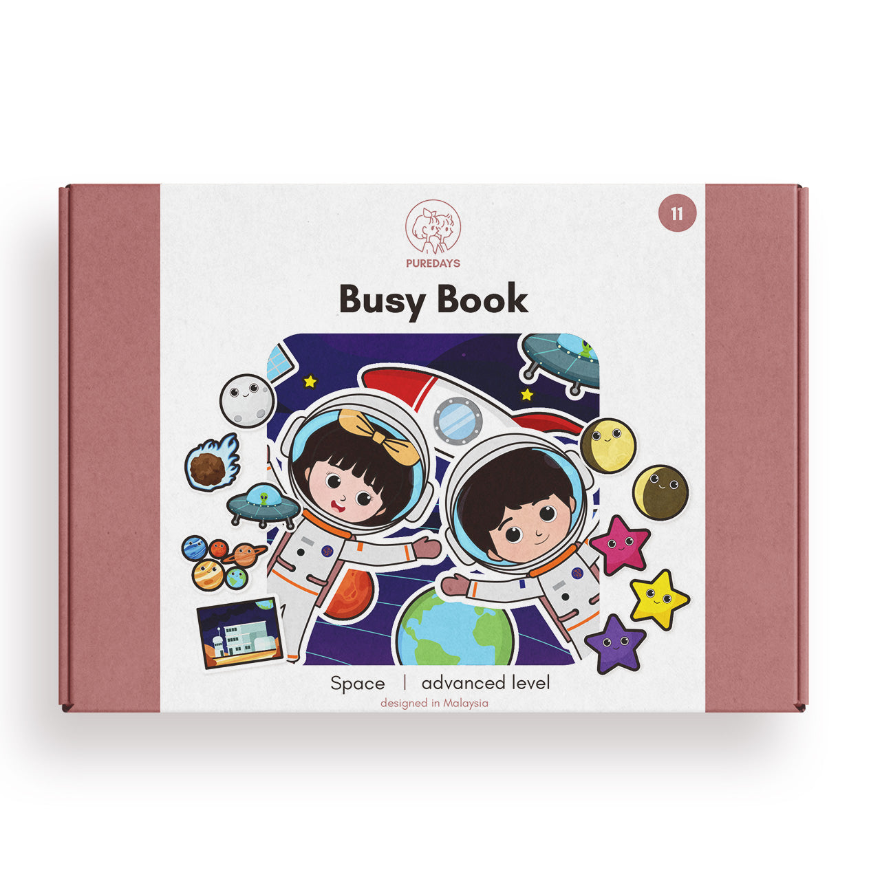 PURE DAYS Advanced Busy Book Book 11: Space