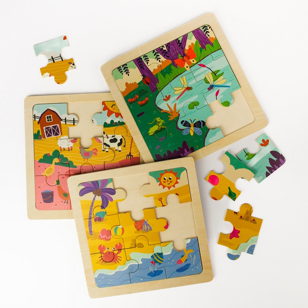 MAE Children Exploration Wooden Puzzle